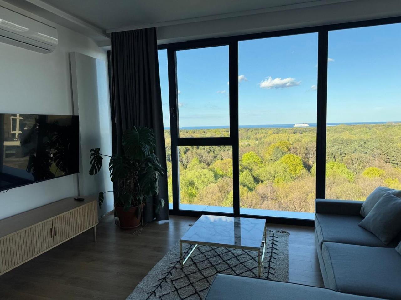 Widok - Klima - Wifi - Netflix - Sauna - Darmowy Parking - Silownia - Obok Plazy - Mieszkanie Z Widokiem Na Morze 6 Osob Gdansk